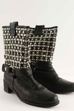 Boots à boucles Stuart Weitzman  Noir