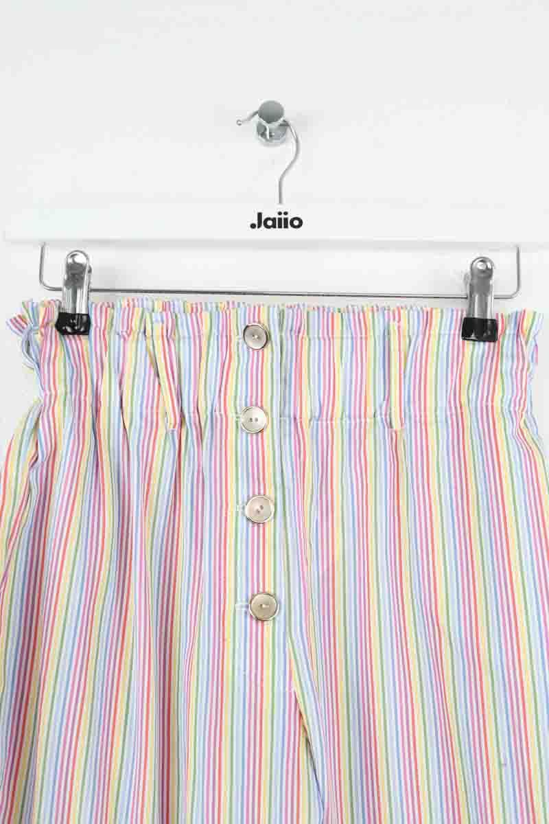 Pantalon droit The Label Edition  Multicolore