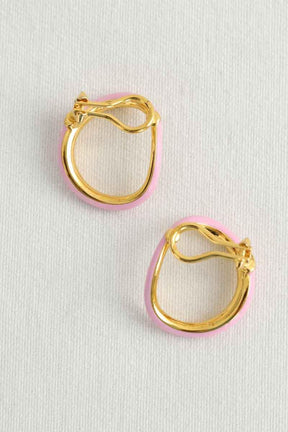 Boucles d'oreilles Charlotte Chesnais  Rose
