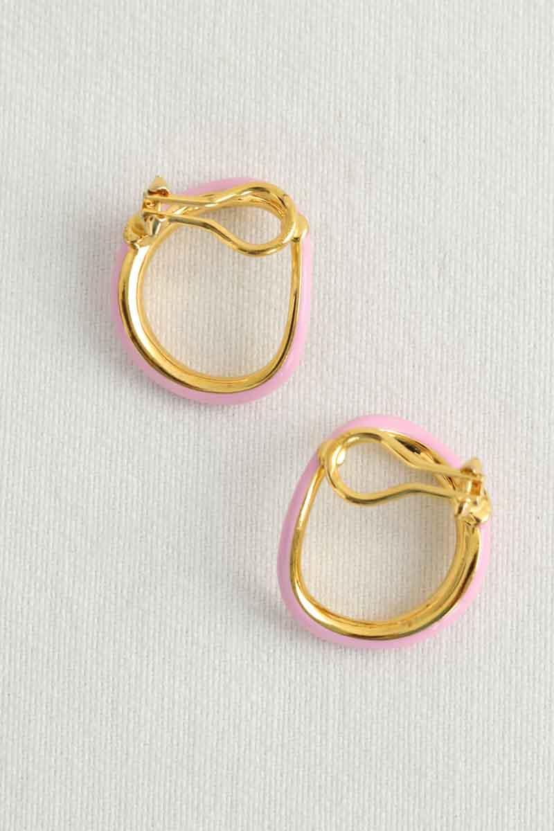 Boucles d'oreilles Charlotte Chesnais  Rose