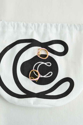 Boucles d'oreilles Charlotte Chesnais  Rose