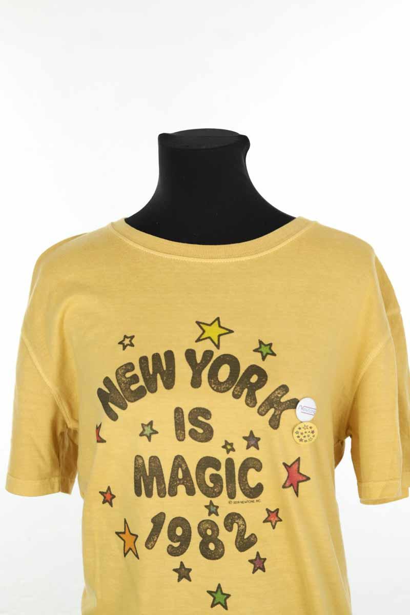 T-shirts Newtone  Jaune