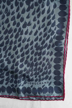 Carré Longchamp  Bleu