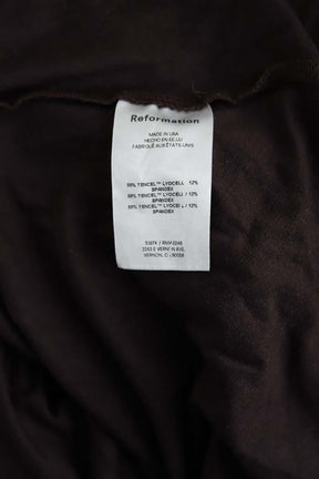 Jupe Reformation  Marron