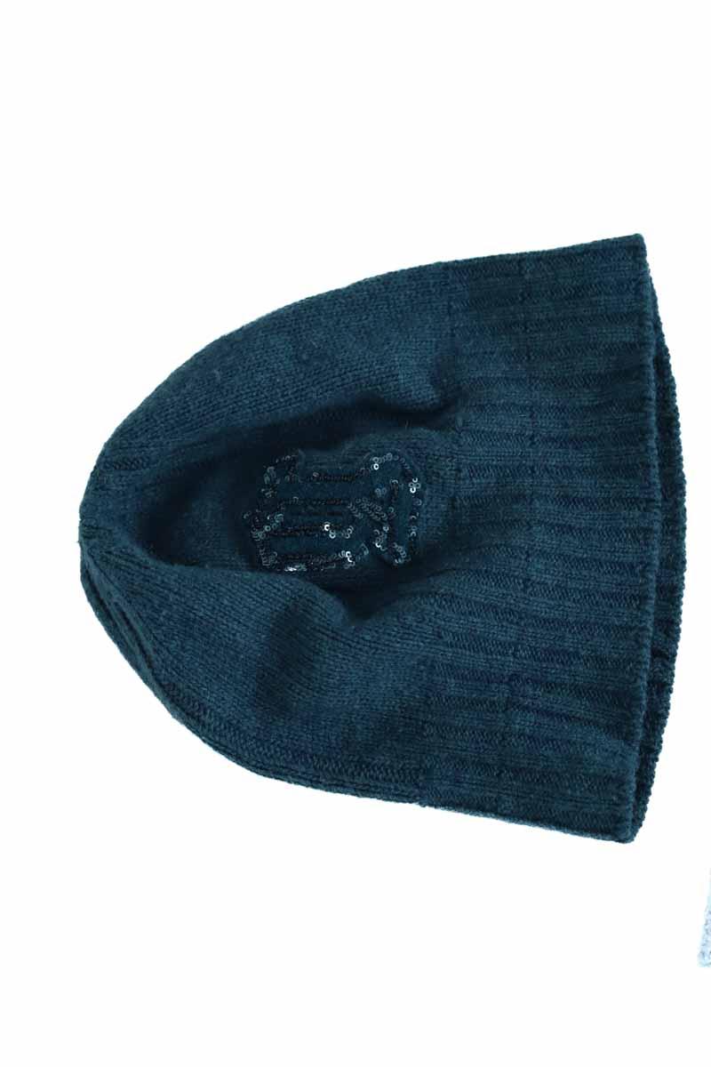 Lot tour de cou et bonnet Galliano  Bleu