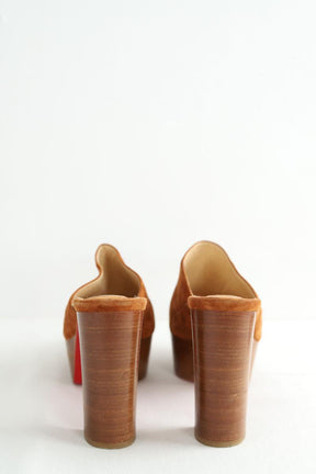 Talons Christian Louboutin  Marron