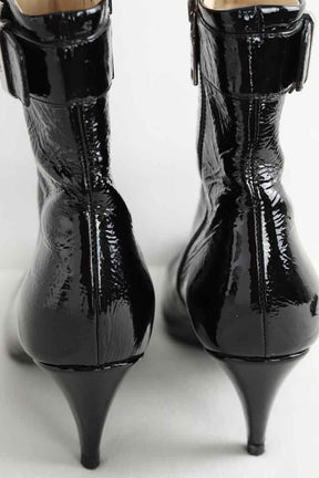 Boots à boucles Prada  Noir
