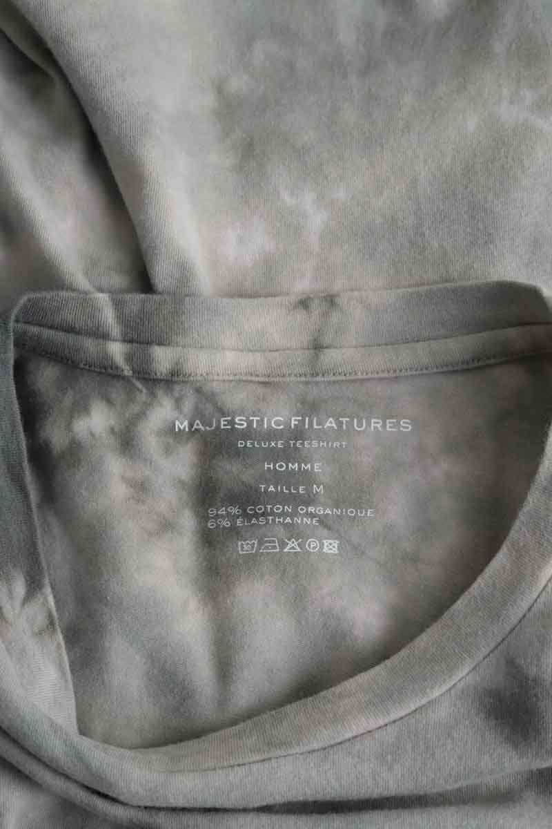 T-shirt Majestic Filatures  Gris