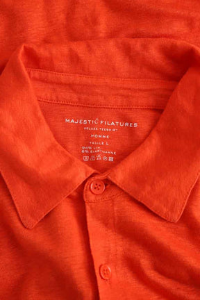 T-shirt Majestic Filatures  Orange