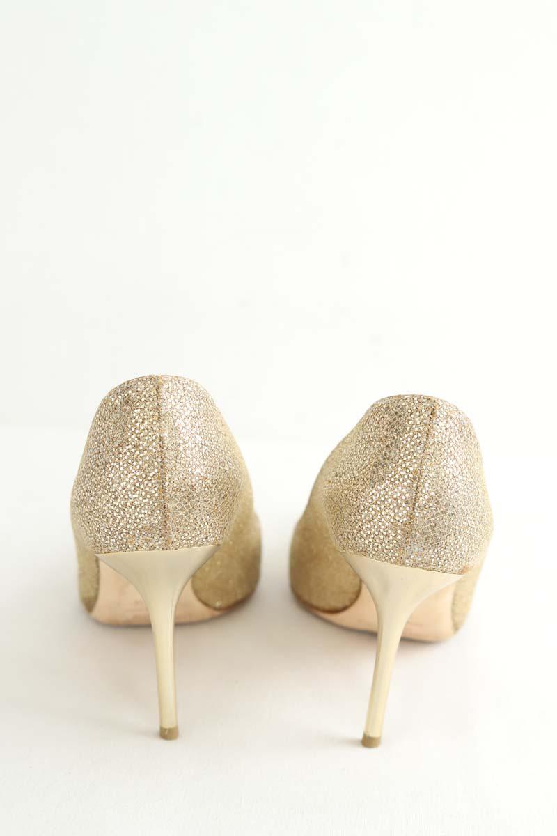 Talons Jimmy Choo  Doré