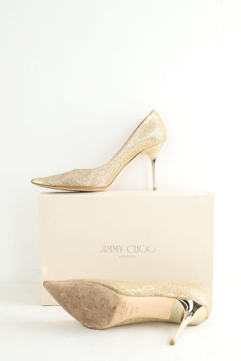 Talons Jimmy Choo  Doré