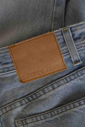 Jean large B Sides  Bleu
