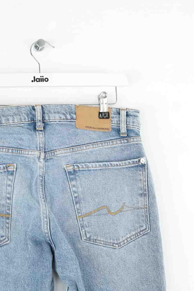 Jean droit 7 For All Mankind  Bleu