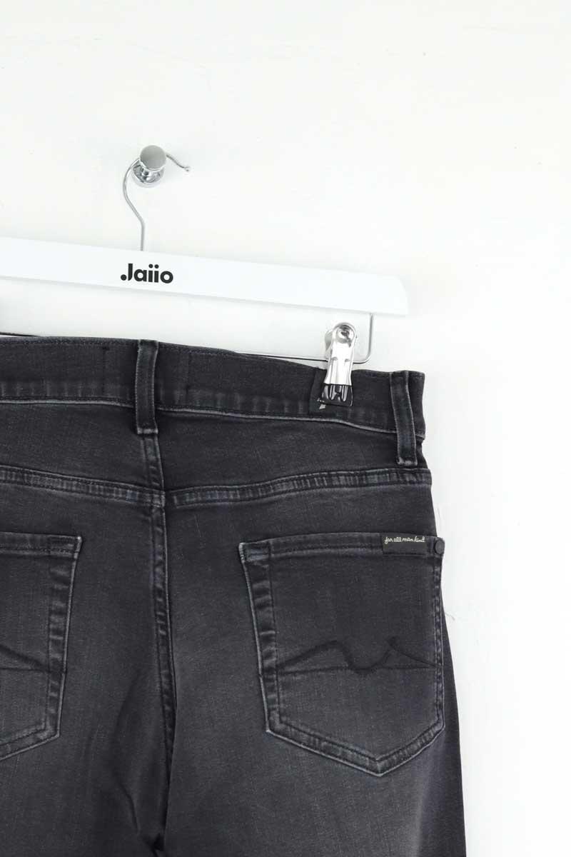 Jean droit 7 For All Mankind  Noir