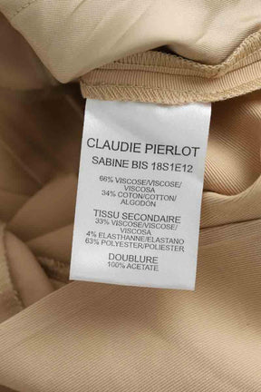 Mini jupe Claudie Pierlot  Beige