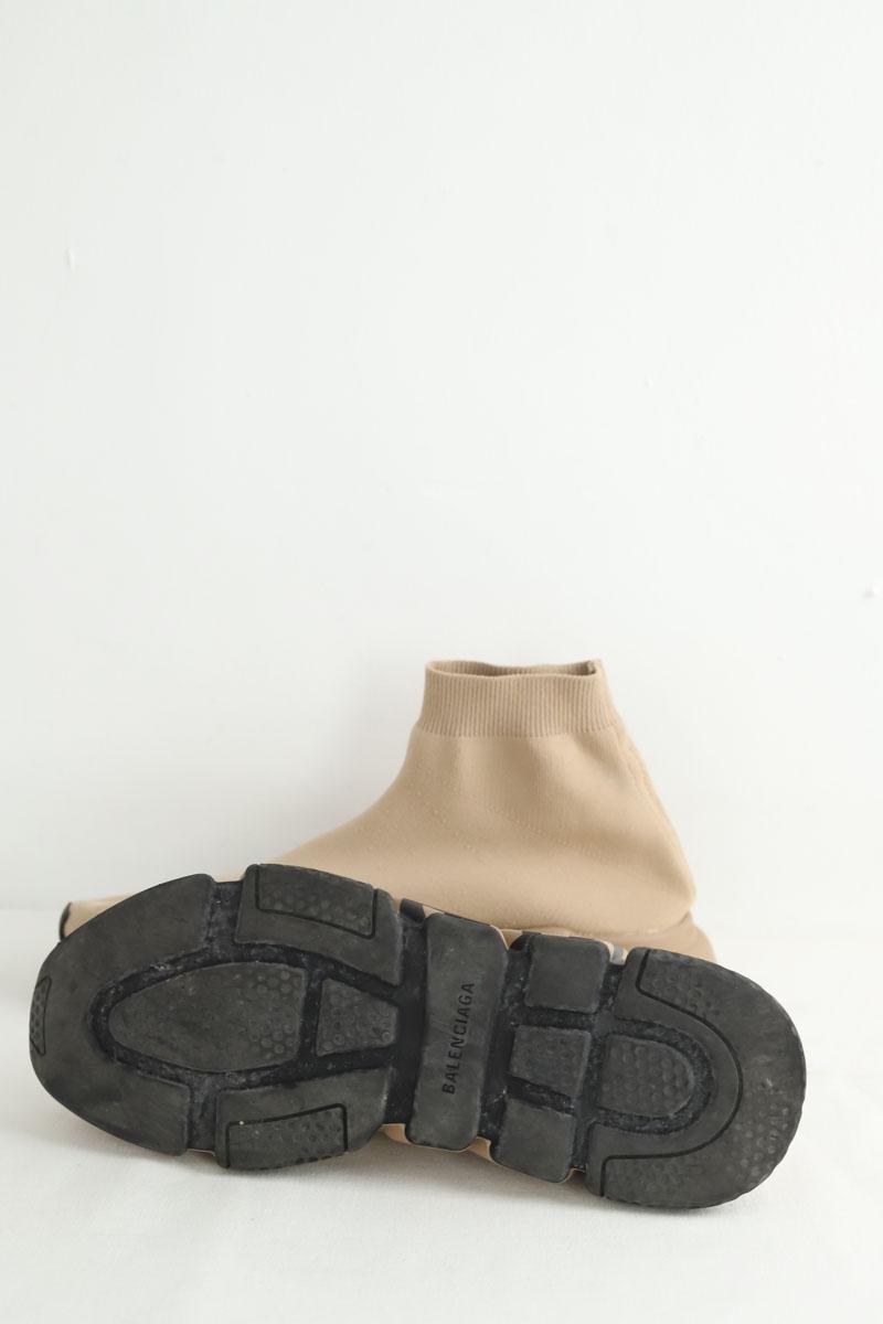 Baskets hautes Balenciaga Speed Marron