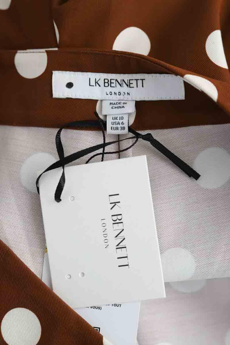 Pantalon large LK Bennett  Marron