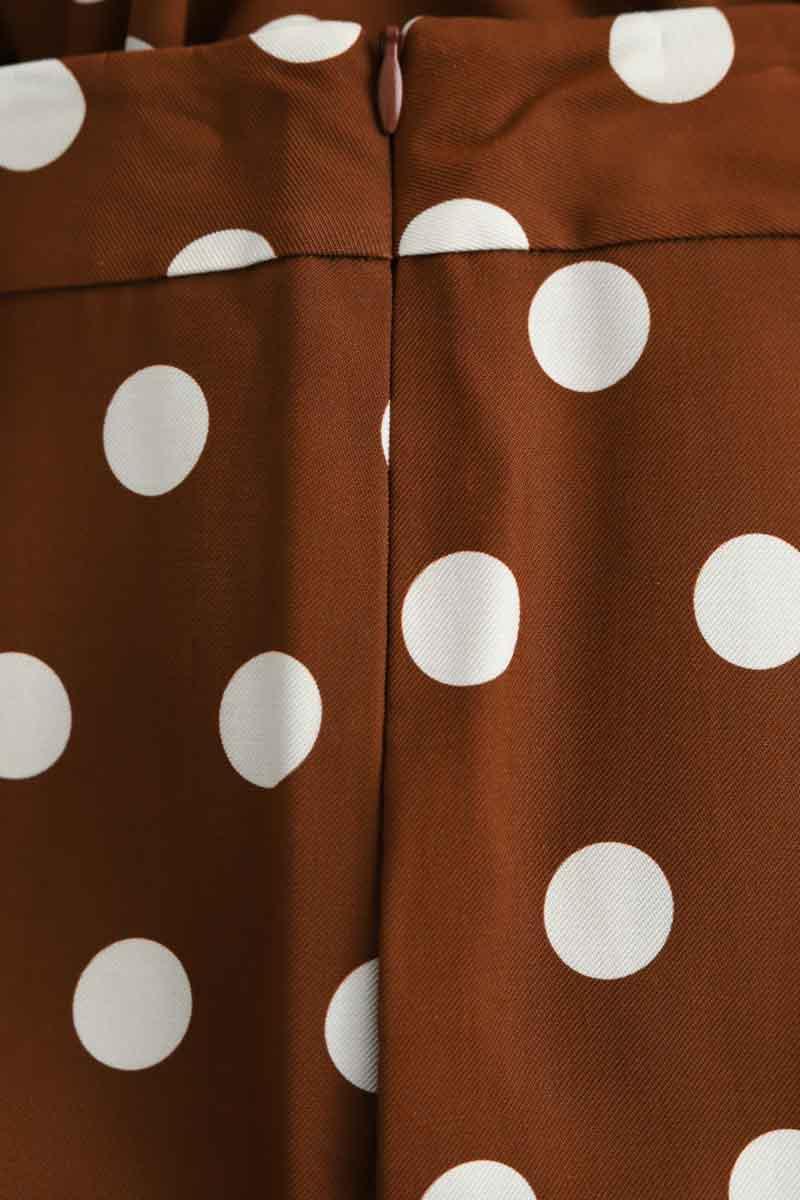 Pantalon large LK Bennett  Marron