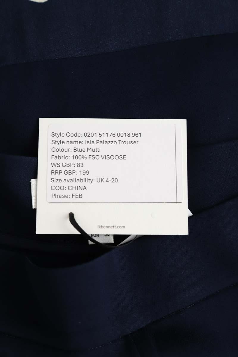 Pantalon large LK Bennett  Bleu