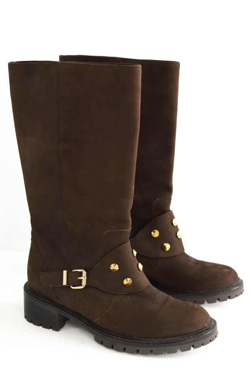 Bottes d'équitation Fendi  Marron