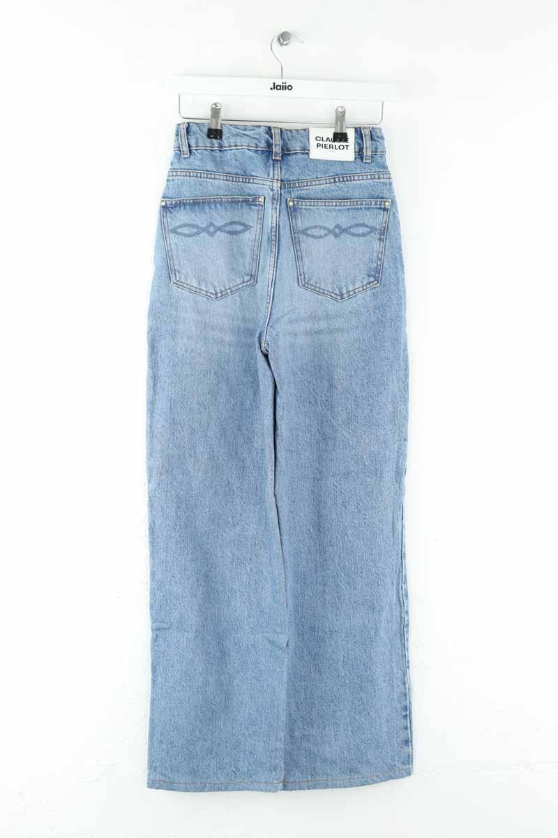 Jean droit Claudie Pierlot  Bleu
