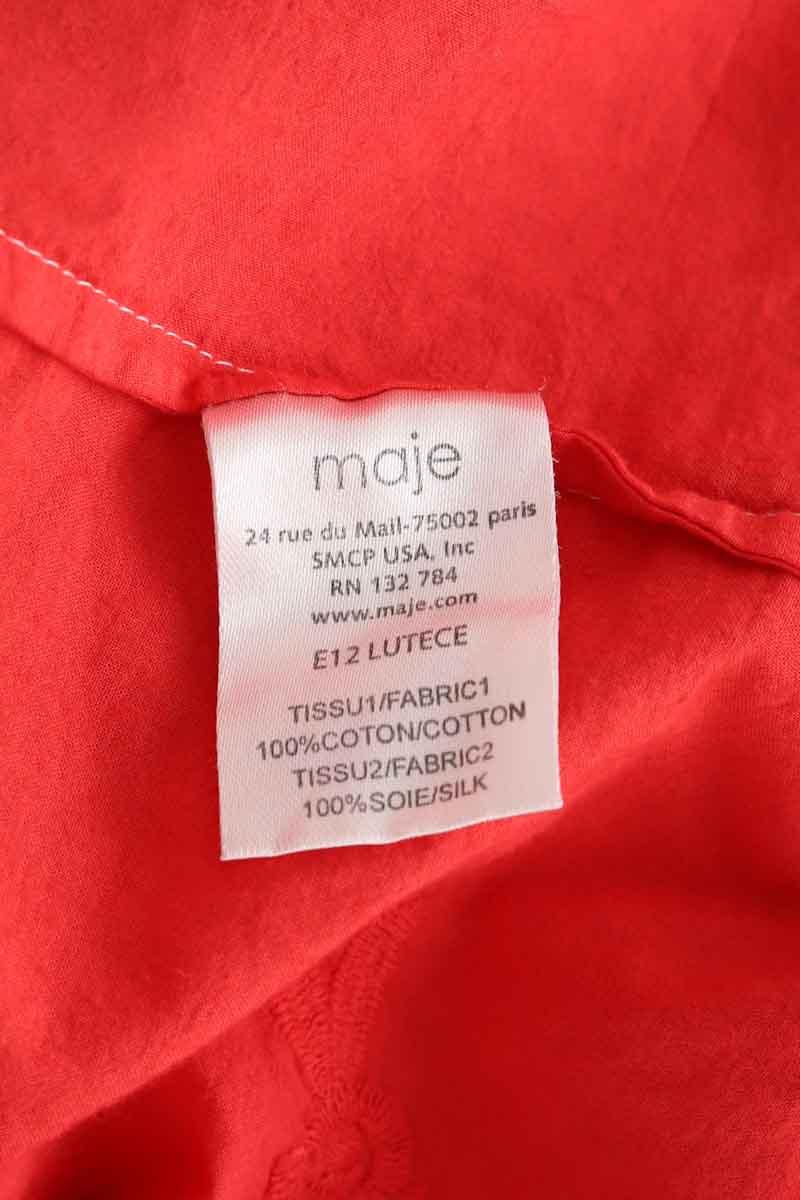 Top sans manche Maje  Rouge