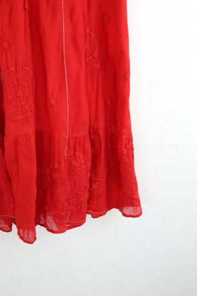 Robe Antik Batik  Rouge