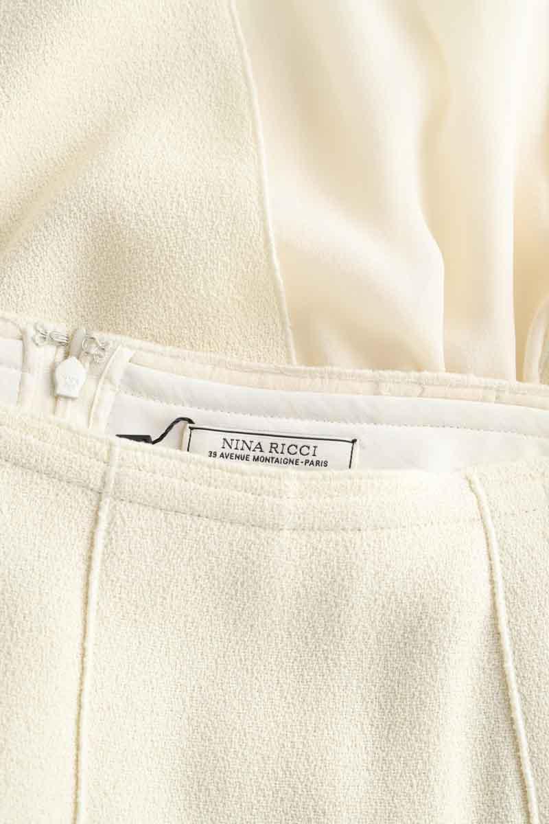 Jupe Nina Ricci  Ecru