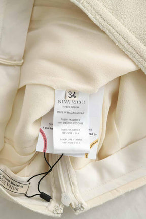 Jupe Nina Ricci  Ecru