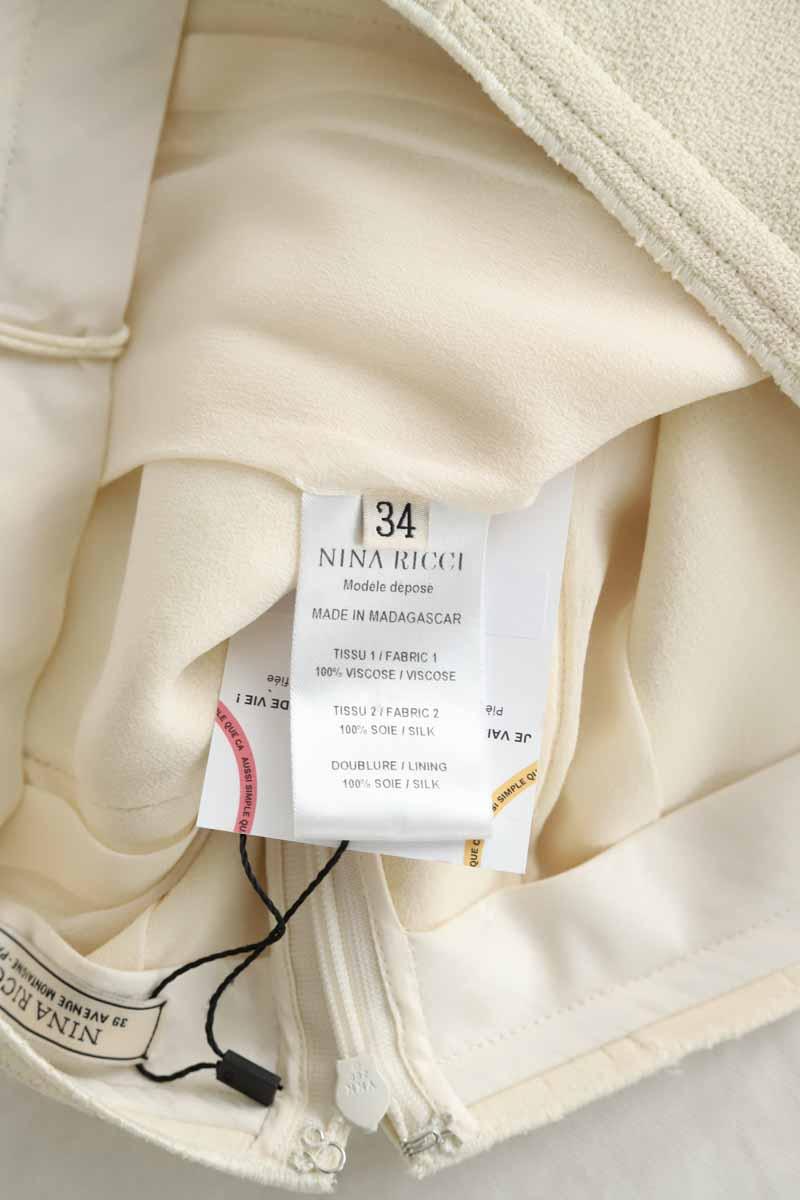 Jupe Nina Ricci  Ecru