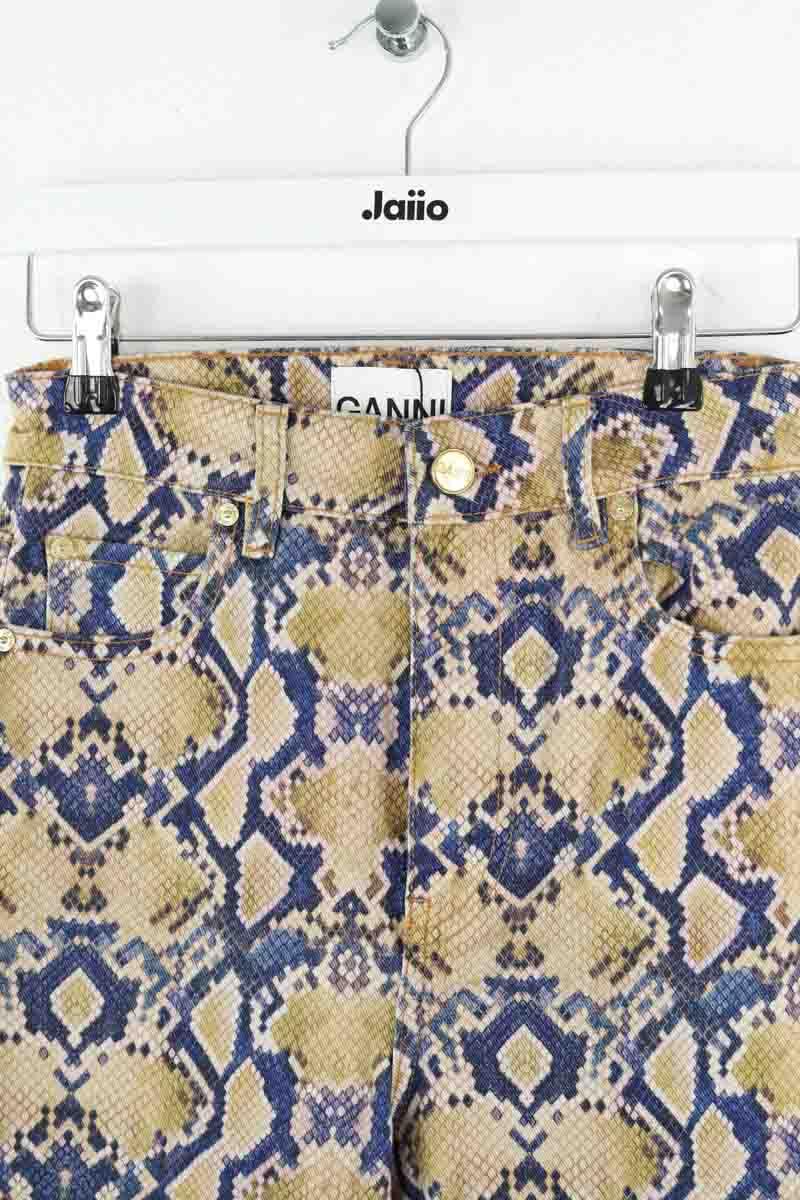 Jean bootcut Ganni  Beige