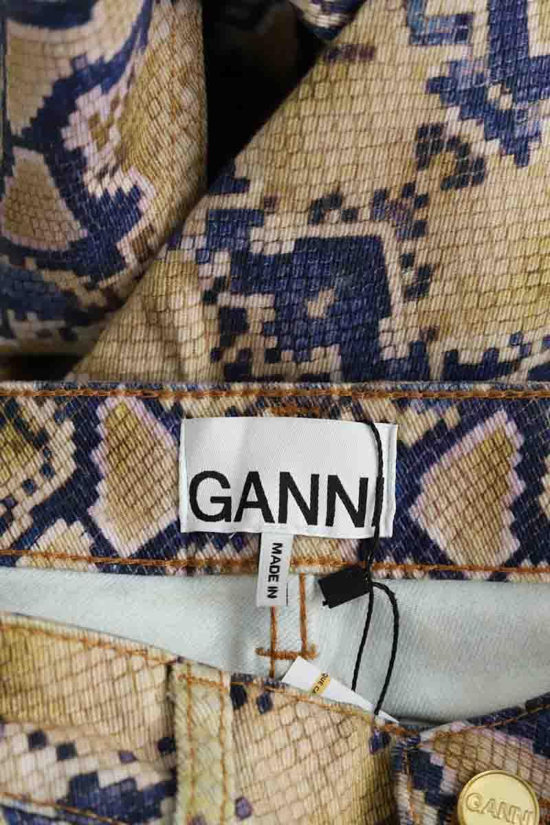 Jean bootcut Ganni  Beige