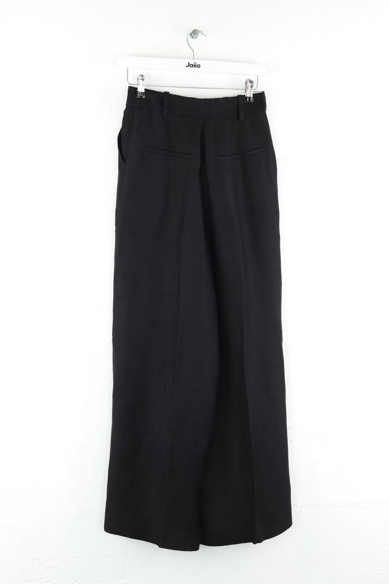 Pantalon droit Loulou Studio  Noir