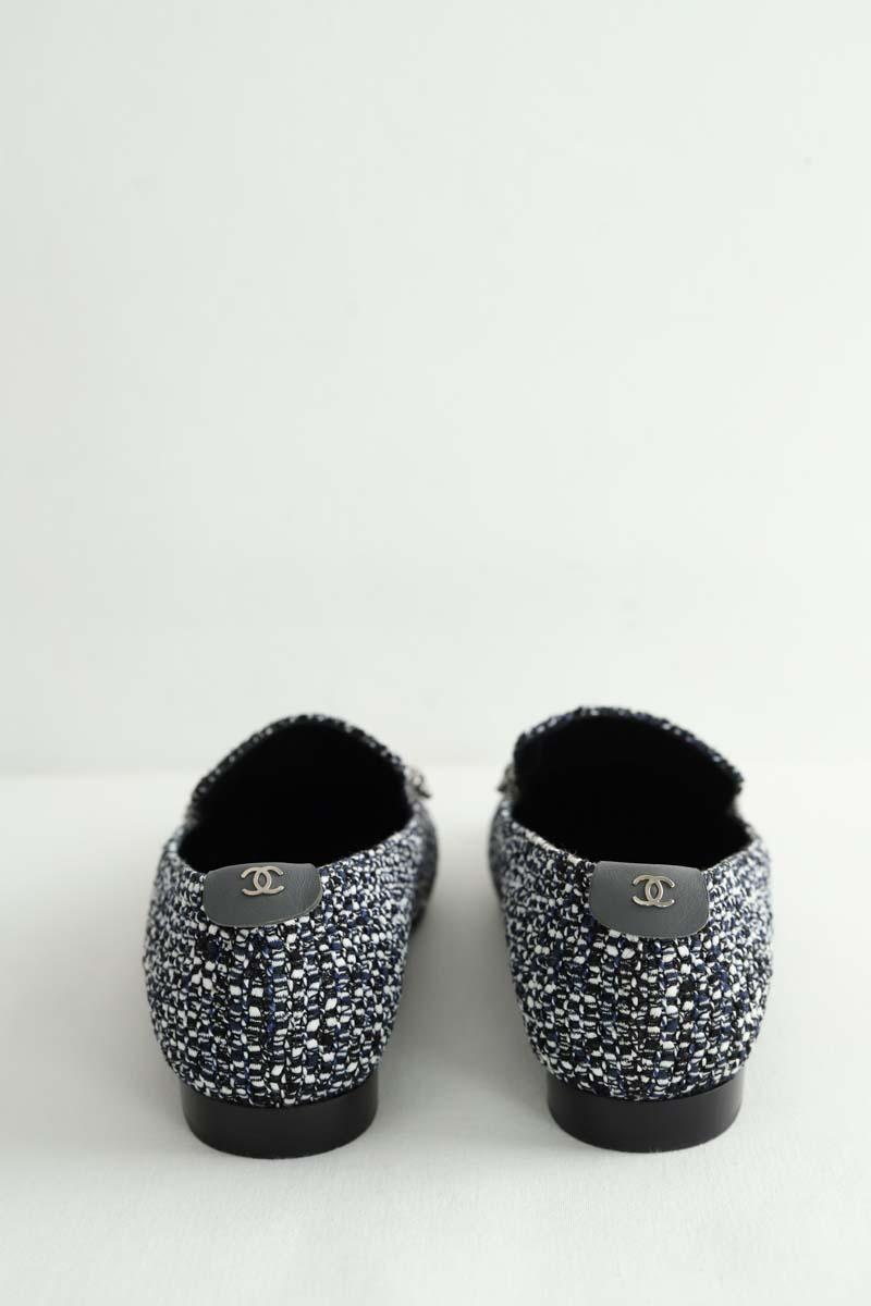 Mocassins Chanel  Marine