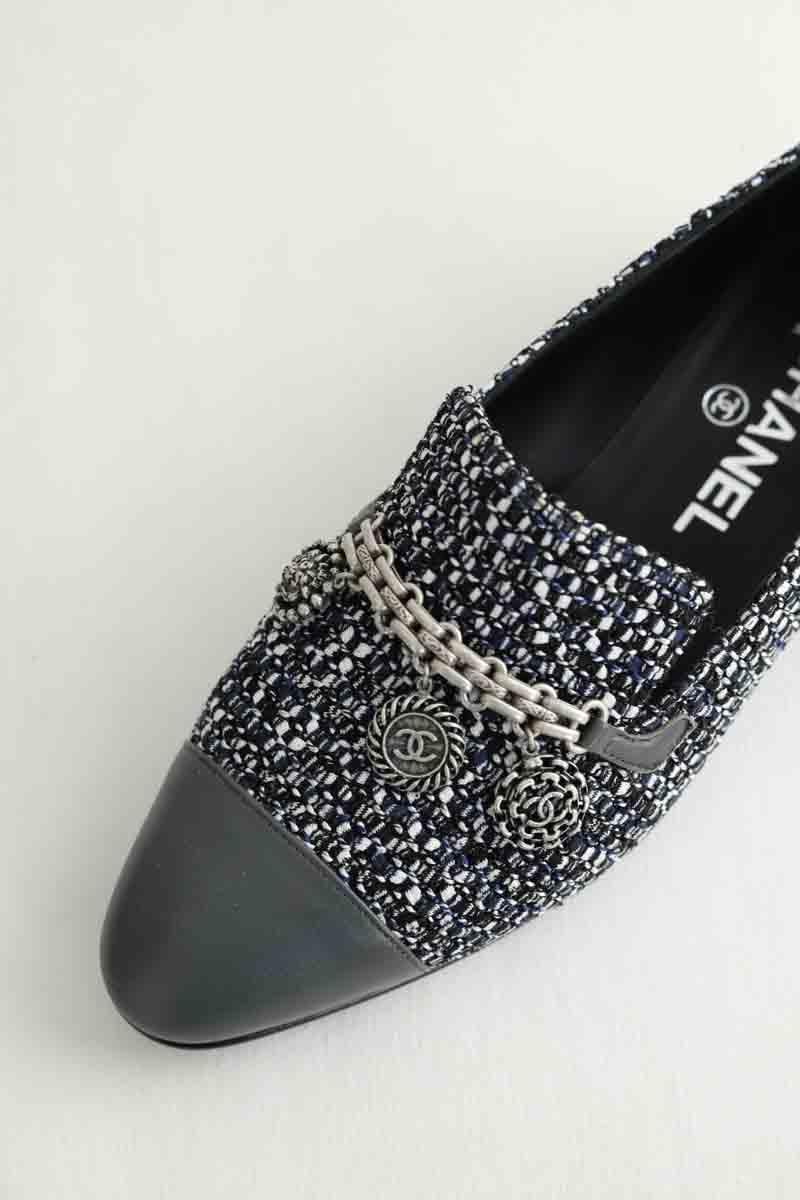 Mocassins Chanel  Marine