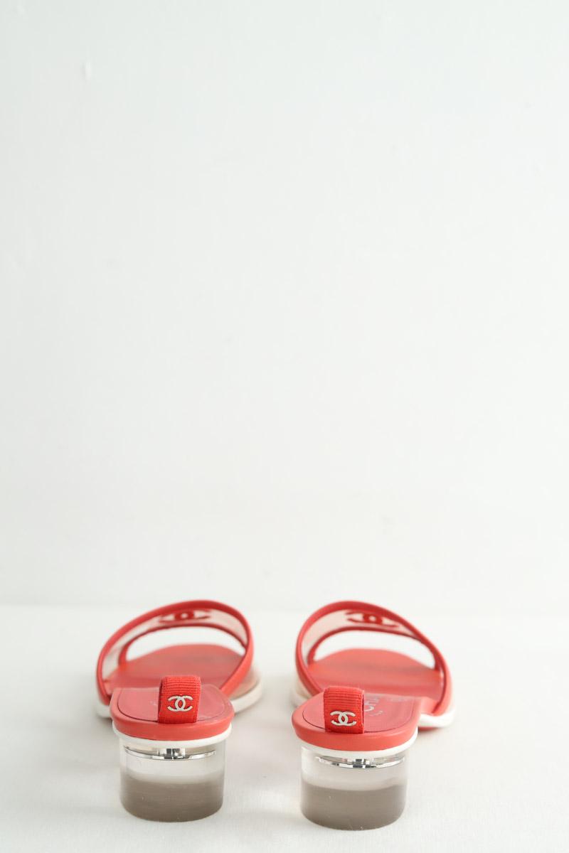 Sandales Chanel  Orange