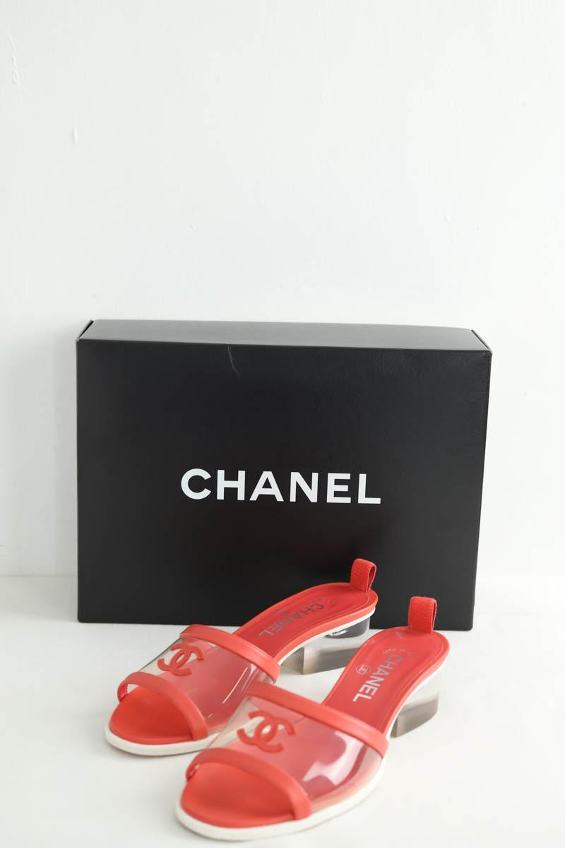 Sandales Chanel  Orange