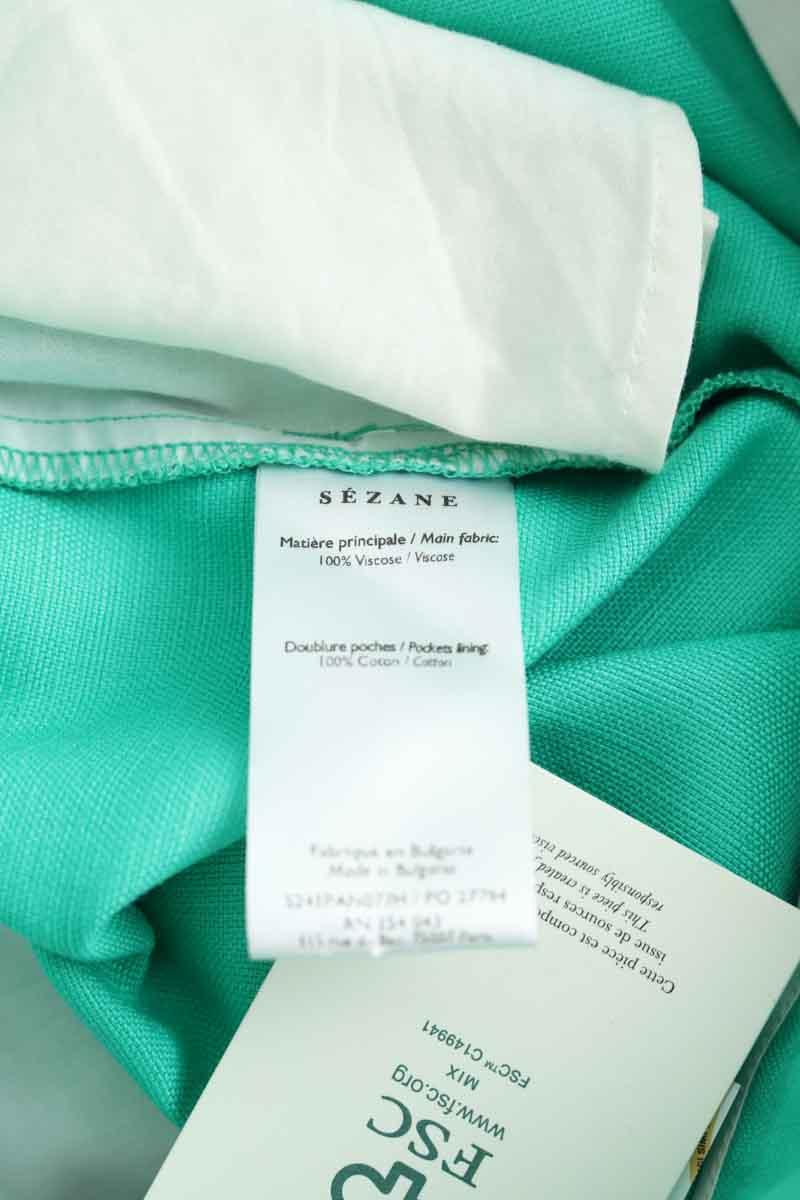 Pantalon droit Sézane  Vert