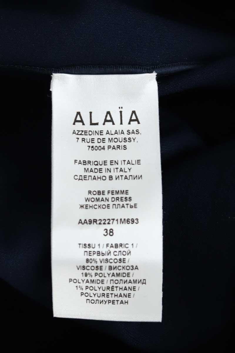 Robe Alaïa  Marine