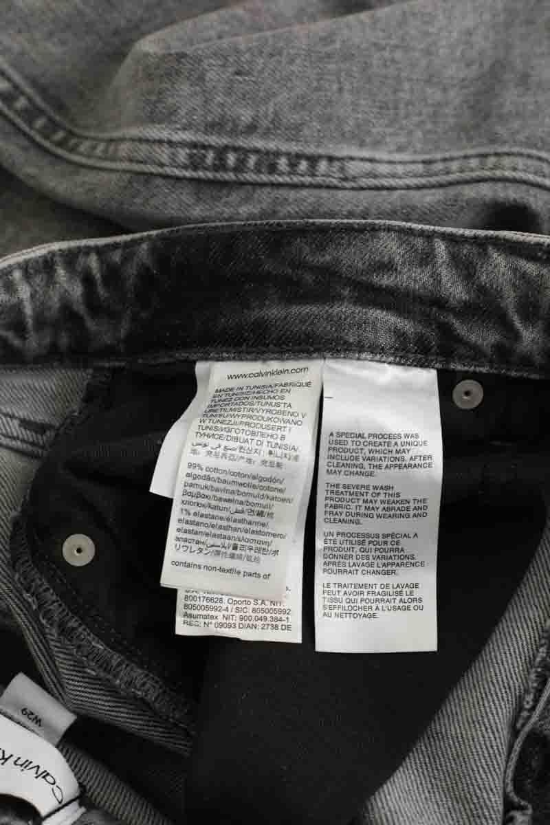 Jean droit Calvin Klein  Gris