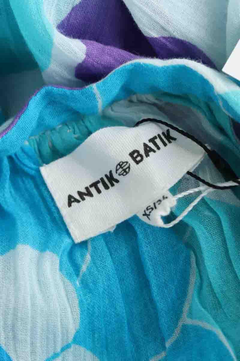 Blouse Antik Batik  Bleu