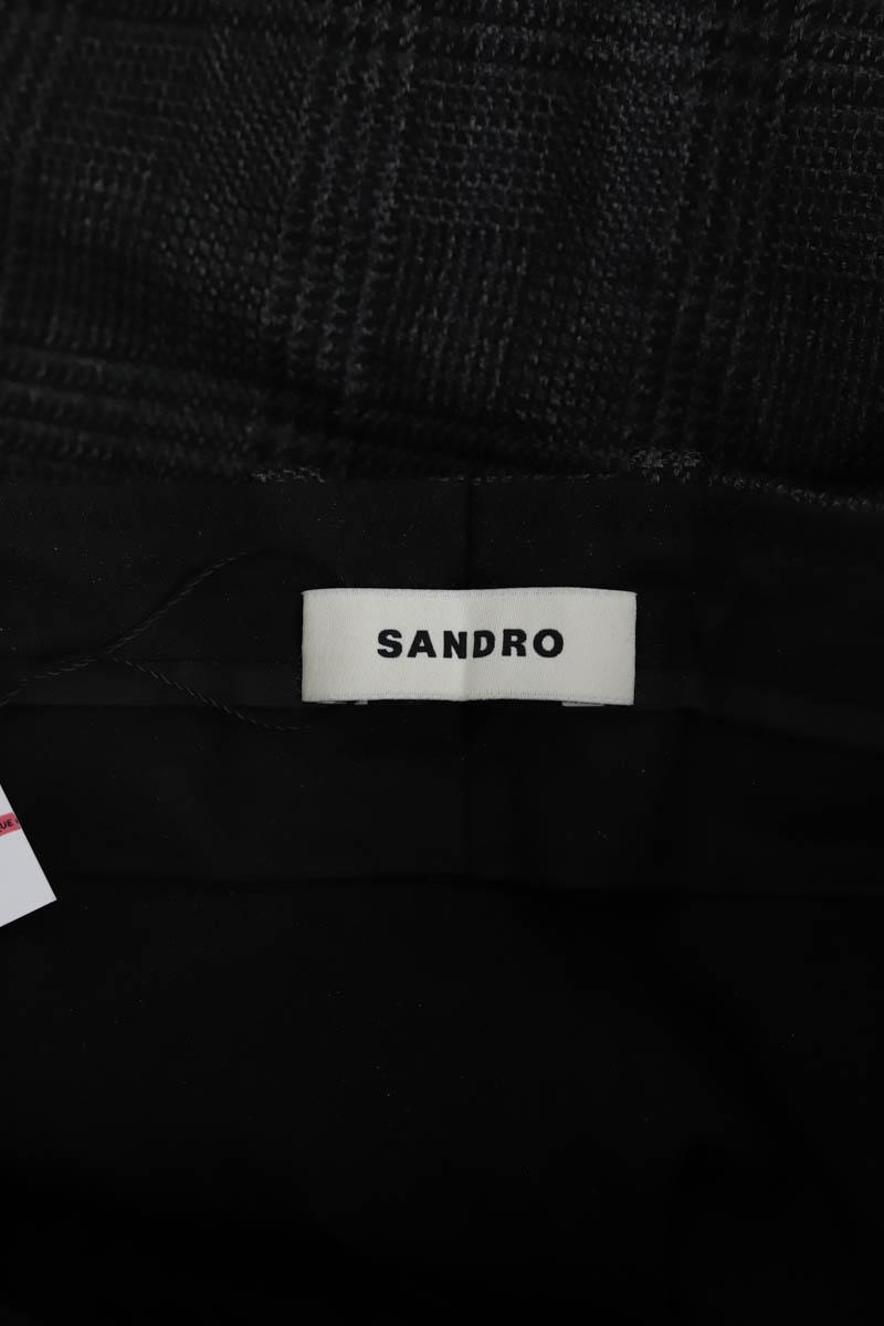 Pantalon droit Sandro  Gris