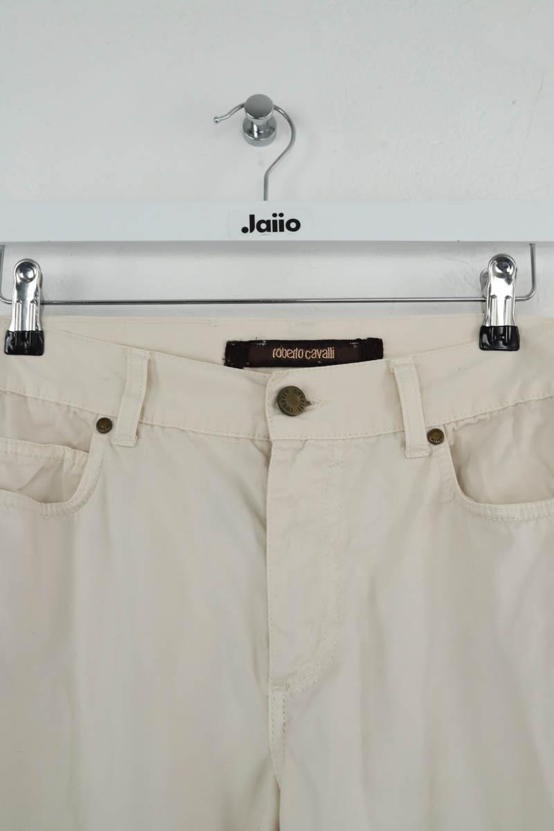 Jean droit Roberto Cavalli  Ecru