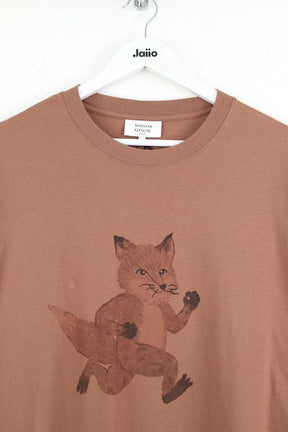 T-shirt Kitsuné  Marron