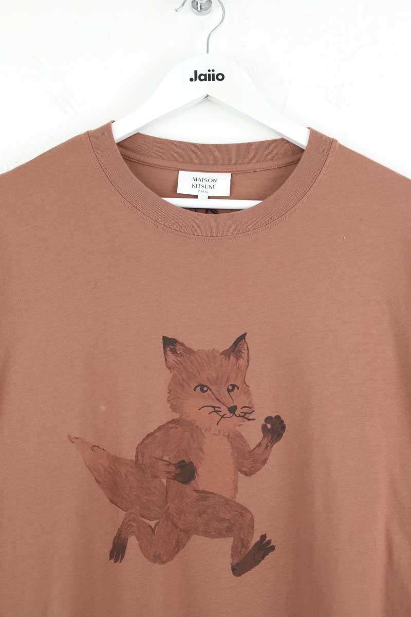 T-shirt Kitsuné  Marron