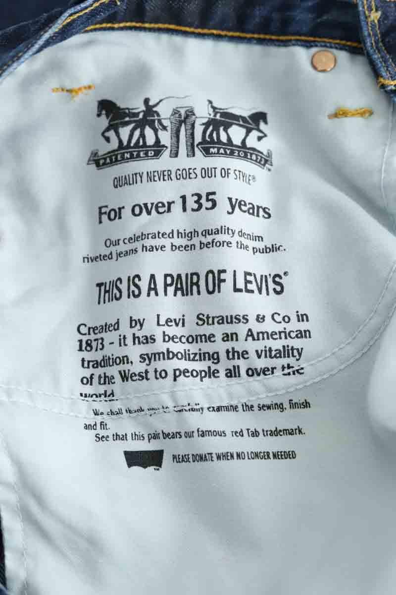 Jean droit Levi's  Marine