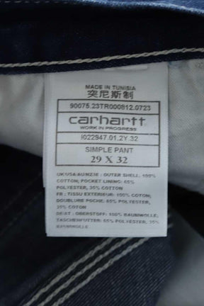 Jean Carhartt  Bleu