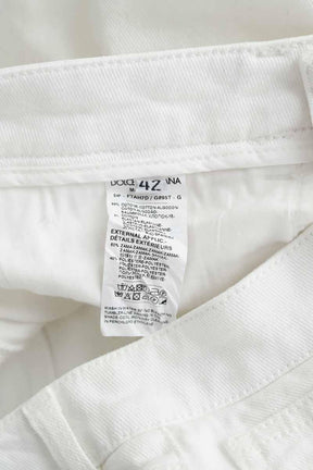Jean droit Dolce & Gabbana  Blanc