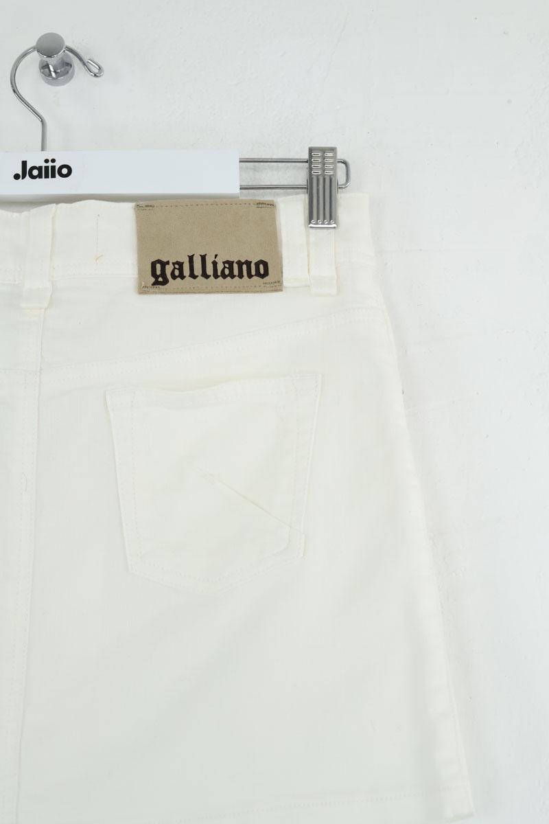 Mini jupe Galliano  Blanc