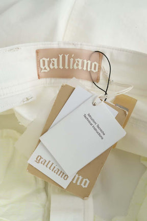 Mini jupe Galliano  Blanc